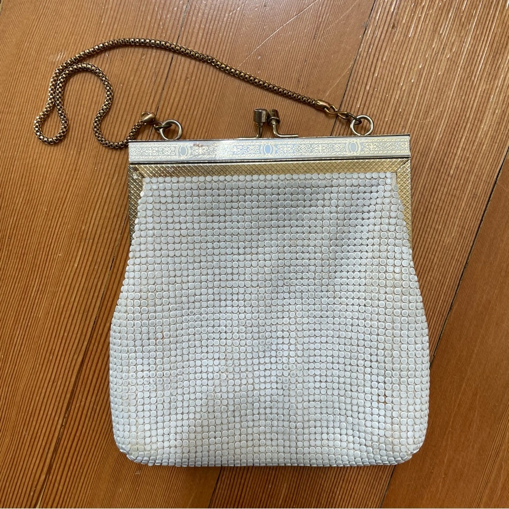 Vintage white evening bag